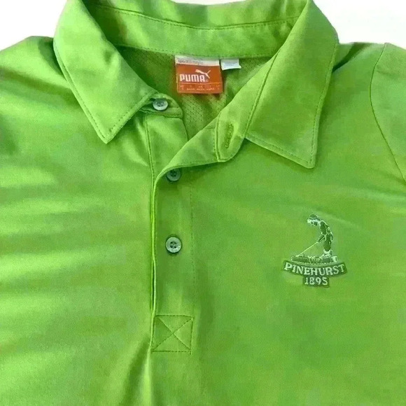 Puma Men’s Pinehurst Golf Polo Size Small - Picture 2 of 7